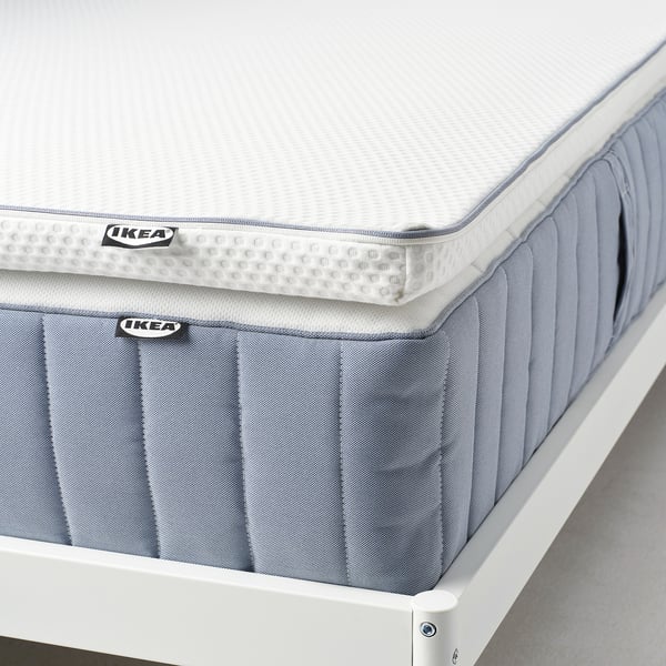 NÄSTABERG mattress pad, white, 90x200 cm