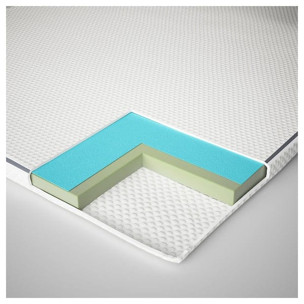 Ikea NÄSTABERG - Topper, bianco,140x200 cm