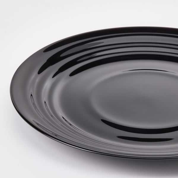 NÄTBARB side plate, black, 19 cm