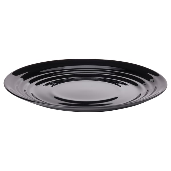 NÄTBARB side plate, black, 19 cm