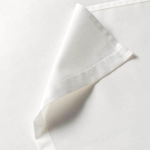 NATTJASMIN flat sheet, white, 150x260 cm