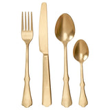 NATTKLOT 24-piece cutlery set, gold-colour