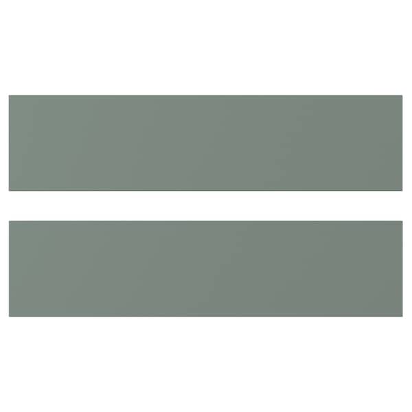 Ikea NICKEBO - Drawer front, matt grey-green, 40x10 cm