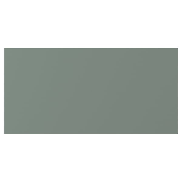 NICKEBO drawer front, matt grey-green, 40x20 cm