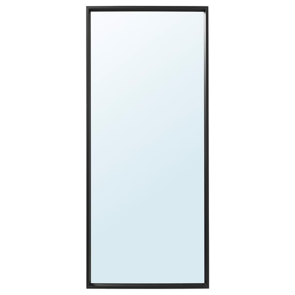 NISSEDAL mirror, black, 65x150 cm