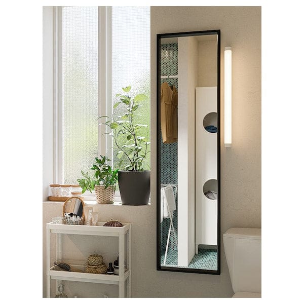 Ikea NISSEDAL - Mirror, black, 40x150 cm
