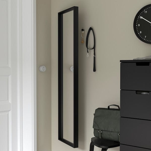 Ikea NISSEDAL - Mirror, black, 40x150 cm