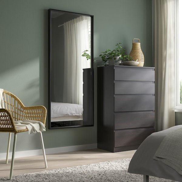 Ikea NISSEDAL - Mirror, black, 65x150 cm