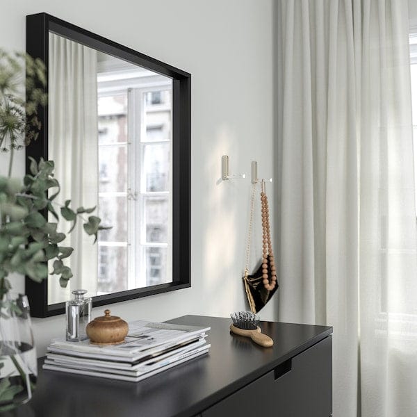 Ikea NISSEDAL - Mirror, black, 65x65 cm