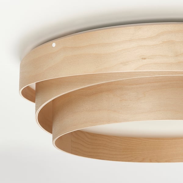 NÖSUND ceiling lamp, birch, 44 cm