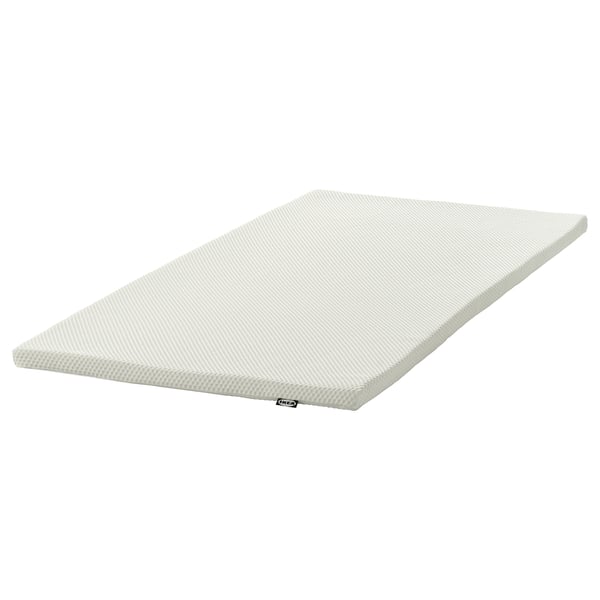 NORDBERGET mattress pad, white, 90x200 cm