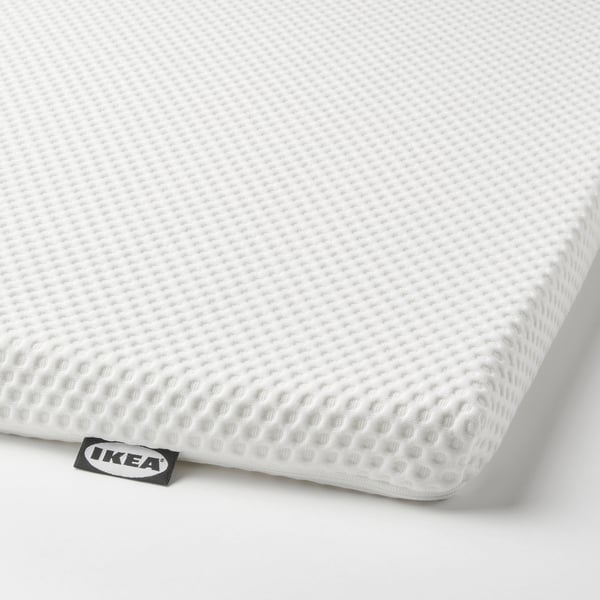 NORDBERGET mattress pad, white, 80x200 cm
