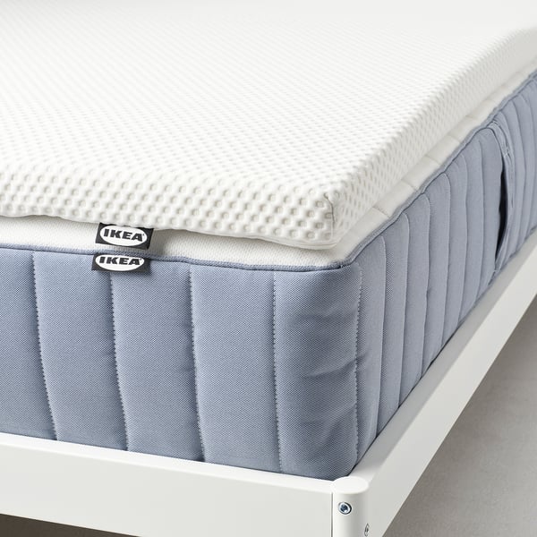 NORDBERGET mattress pad, white, 160x200 cm