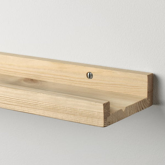 NORDHÄGG picture ledge, pine, 45 cm