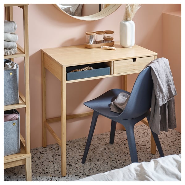 NORDKISA dressing table, bamboo, 76x47 cm