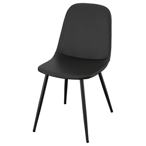 NORDMANSSKÄR chair, black/Bomstad black, 44x85x58 cm