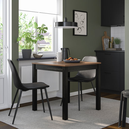 NORDMANSSKÄR chair, black/Bomstad black, 44x85x58 cm