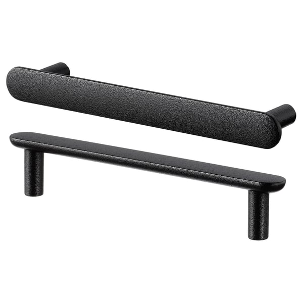 NYDALA handle, black, 5 mm, 2 pack