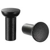 NYDALA knob, black, 16 mm, 2 pack