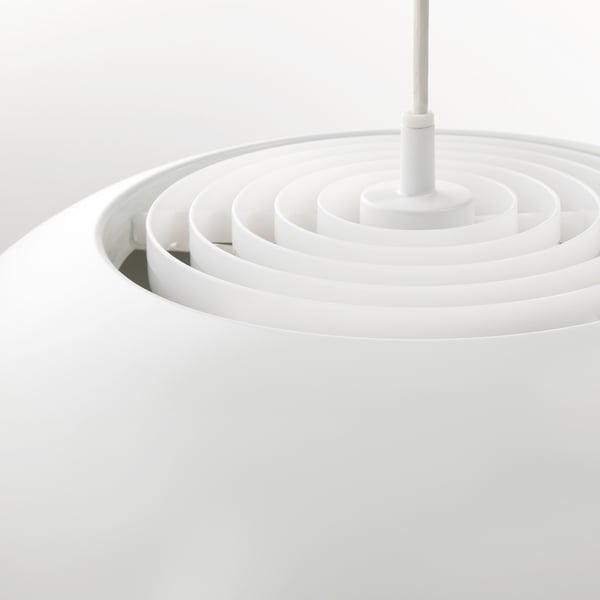 NYMÅNE pendant lamp, white, 40 cm