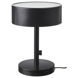 NYMÅNE table lamp, anthracite, 33 cm