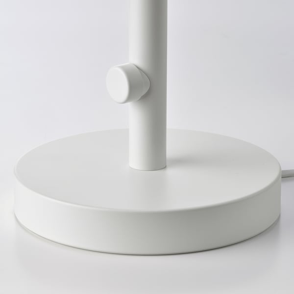 NYMÅNE table lamp, white, 33 cm