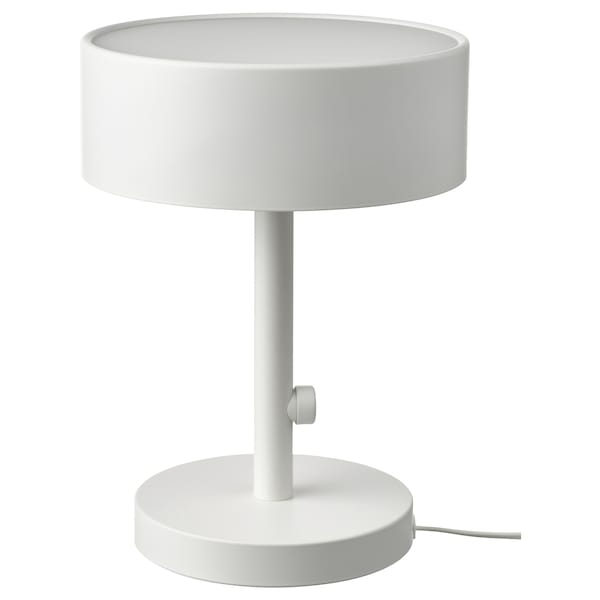 NYMÅNE table lamp, white, 33 cm