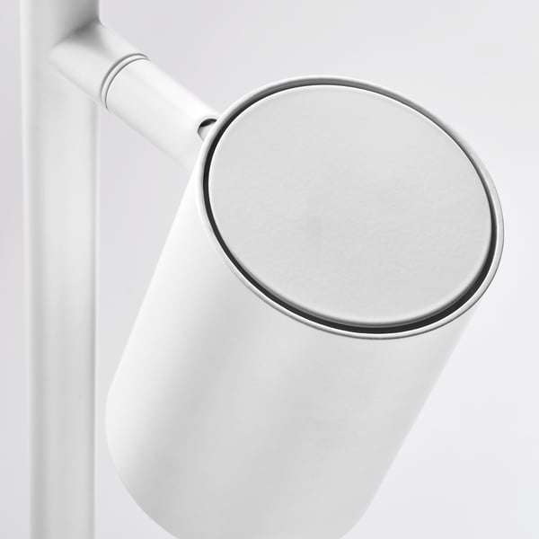 NYMÅNE floor lamp with 3-spot, white, 7 cm