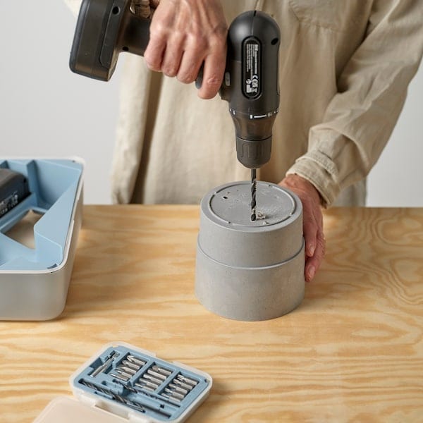 Ikea NYPON - Plant pot, in/outdoor grey, 15 cm