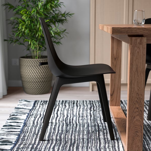 ODGER chair, anthracite, 45x81x51 cm