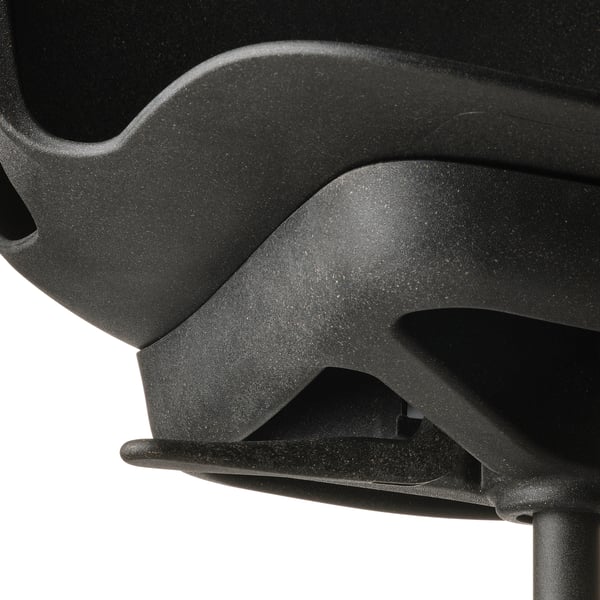 ODGER swivel chair, anthracite, 45x90x68 cm