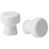 ODLINGSGRÄNS knob, white, 27 mm, 2 pack