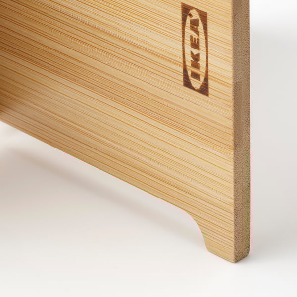ÖGONTRÖST stand for jar with tap, bamboo, 22x22 cm
