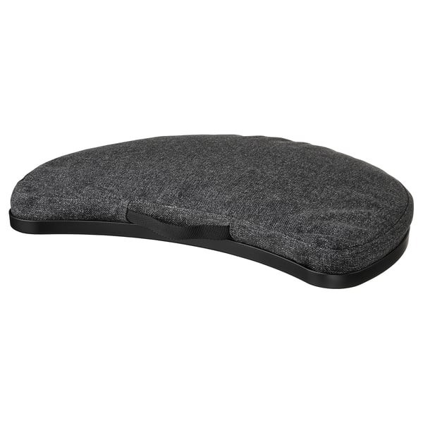 ÖJULF laptop support, dark grey, 52x38 cm