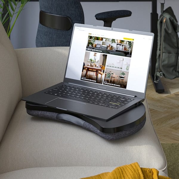 Ikea ÖJULF - Laptop holder, dark grey, 52x38 cm