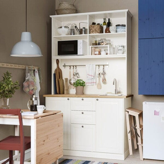 Ikea ÖNNERUP - One-piece kitchen, off-white,130x64x219 cm