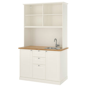 ÖNNERUP kitchenette, off-white, 130x64x219 cm