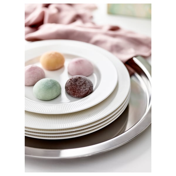 OFANTLIGT side plate, white, 22 cm