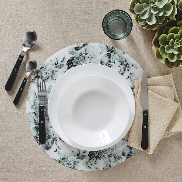 Ikea OFTAST - Deep plate, white, 20 cm