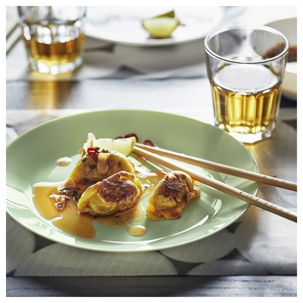 OFTAST side plate, light green, 19 cm