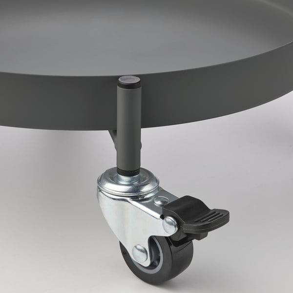 OLIVBLAD plant mover, in/outdoor dark grey, 32 cm