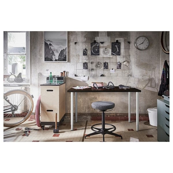 Ikea OLOV - Leg, adjustable, white