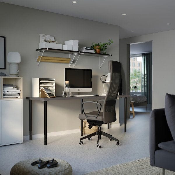 Ikea OLOV - Leg, adjustable, black