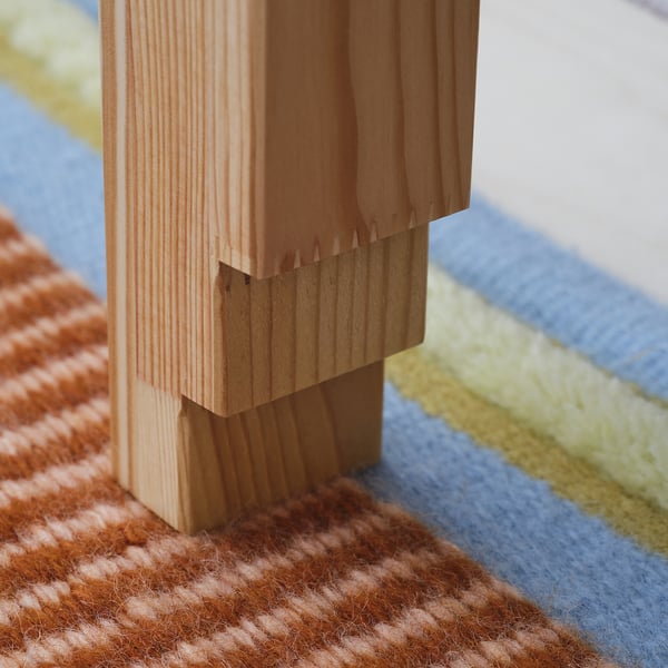 OMMJÄNGE bench with storage, 113x45x35 cm