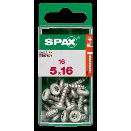 GALVANIZED POZI SCREWS 5X16 S 16 PCS
