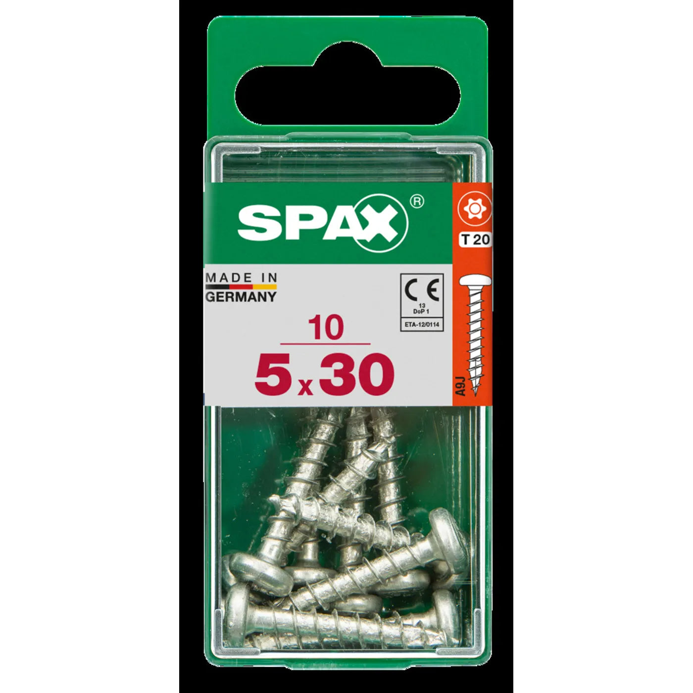 GALVANIZED POZI SCREWS 5X30 S 10 PCS