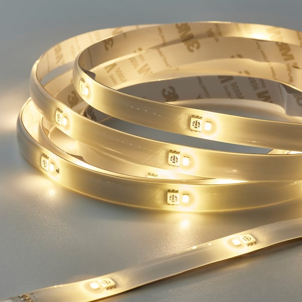 ORMANÄS LED lighting strip, smart wireless dimmable/colour and white spectrum, 4 m