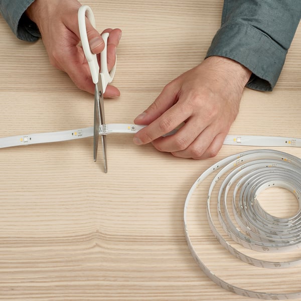 ORMANÄS LED lighting strip, smart wireless dimmable/colour and white spectrum, 4 m