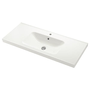 Ikea ORRSJÖN - Washbasin, white, 122x49 cm