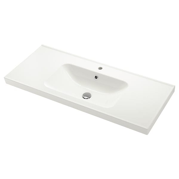 Ikea ORRSJÖN - Washbasin, white, 122x49 cm